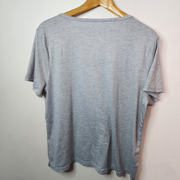 Life is Good Keep It Simple Women's XL Red Wine Gray T-shirt Top Short Sleeves - Picture 2 of 8